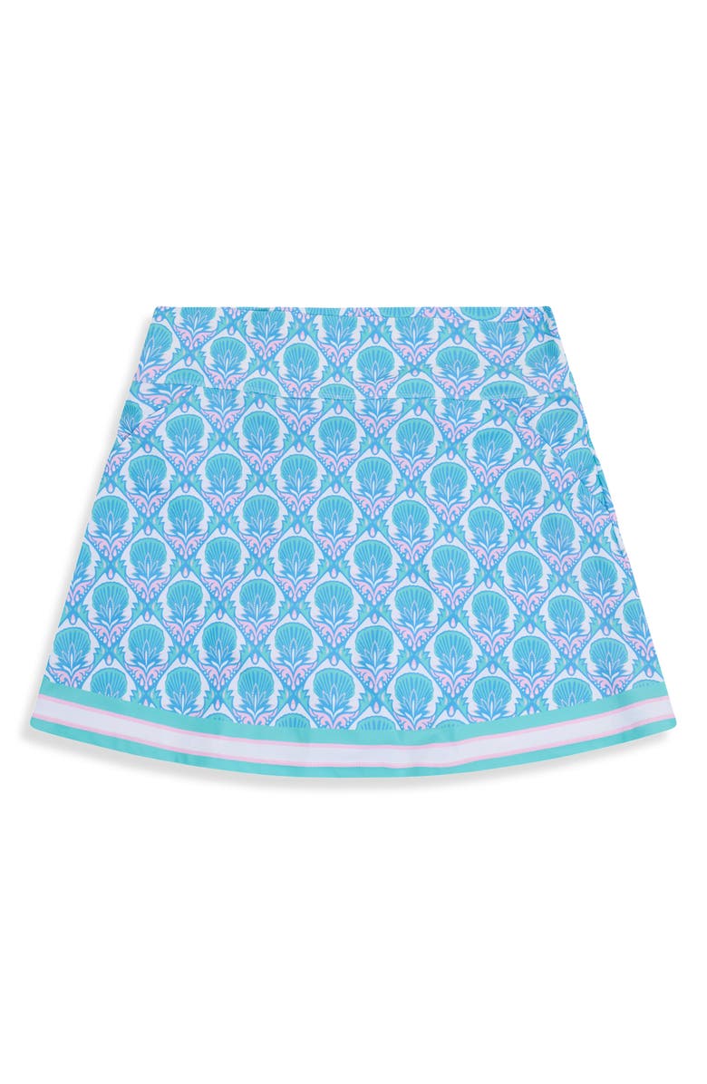 CARIBBEAN JOE Breezy Pull-On Skort, Alternate, color, Purple/ Blue Multi