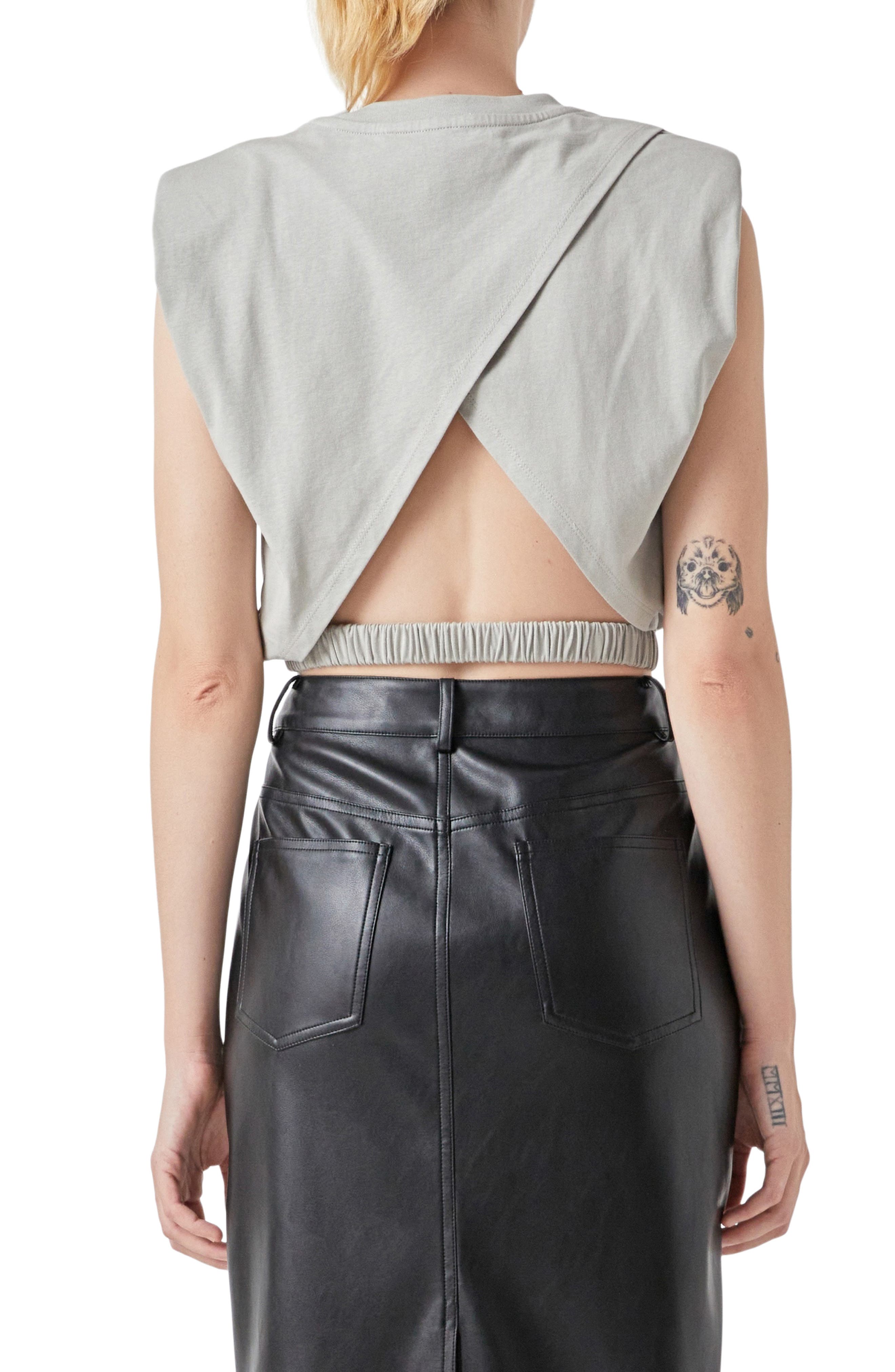 Open Back Crop T-Shirt - image 2