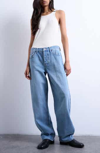 Topshop Lowrie Low Rise Baggy Jeans