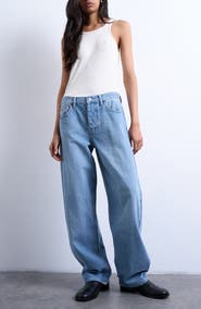 Topshop Lowrie Low Rise Baggy Jeans