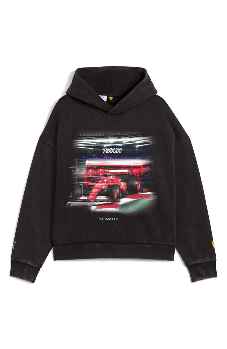 PUMA x Scuderia Ferrari Maranello Pullover Hoodie, Alternate, color, Puma Black