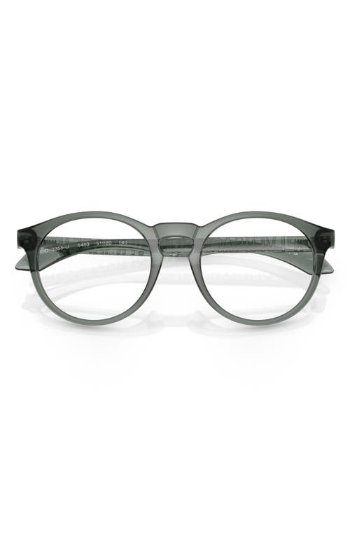Versace 51mm Phantos Optical Glasses In Grey