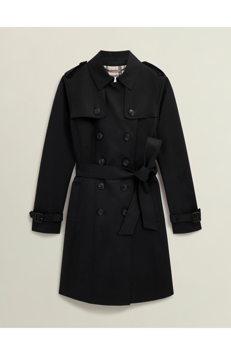 HOBBS LONDON Skylar Trench Coat, Alternate, color, Black