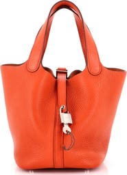 Pre-Owned Hermes Picotin Lock Bag Clemence PM