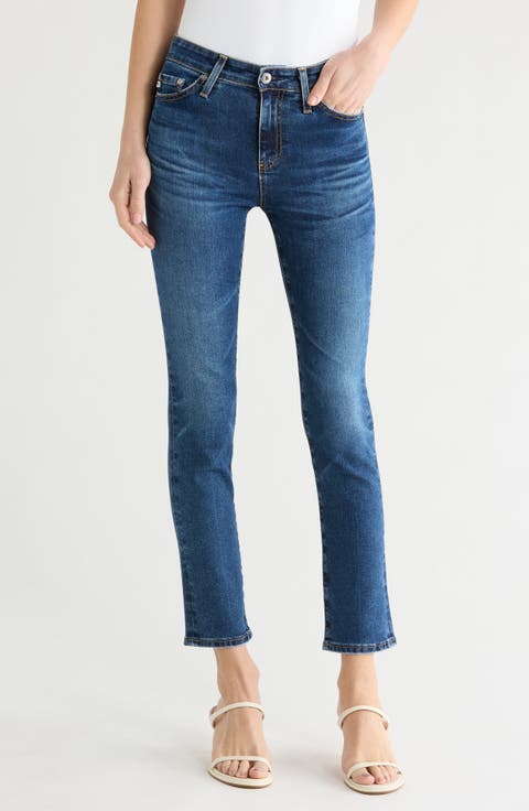 Mari Slim Straight Leg Jeans