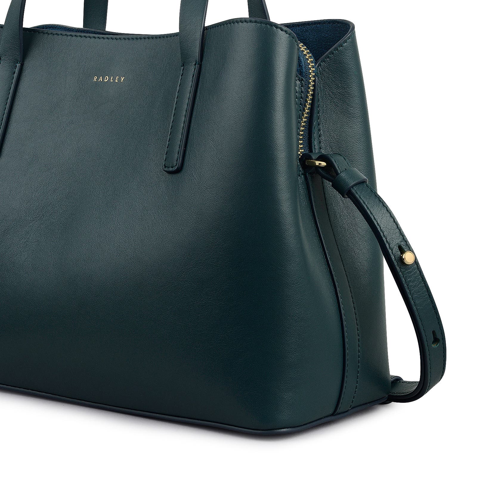 Radley Dukes Place Medium Ziptop Satchel Bag, Alternate, color, Teal