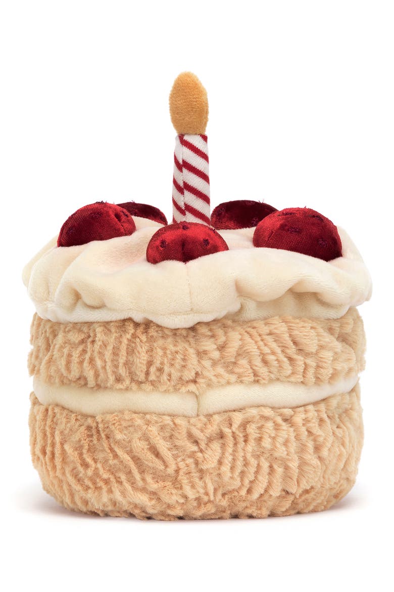 Amusable Birthday Cake Plush Toy, Alternate, color, MULTI