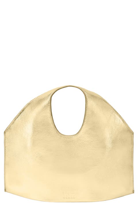 Le Sac Metallic Leather Bag