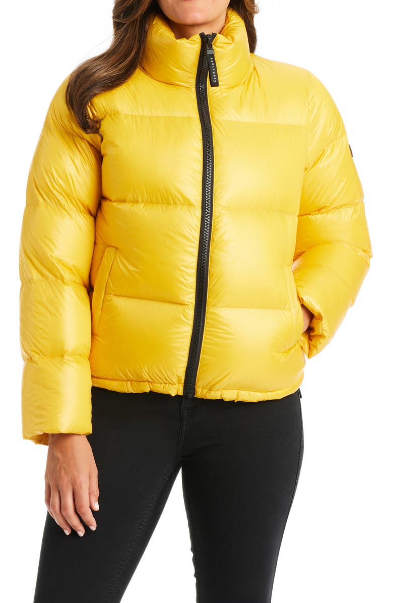 Sanctuary Core Down Puffer Jacket, Alternate, color, Sunshine