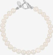 Dower & Hall Timeless White Freshwater Pearl Bracelet