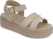 MIA Jacklyn Ankle Strap Platform Sandal