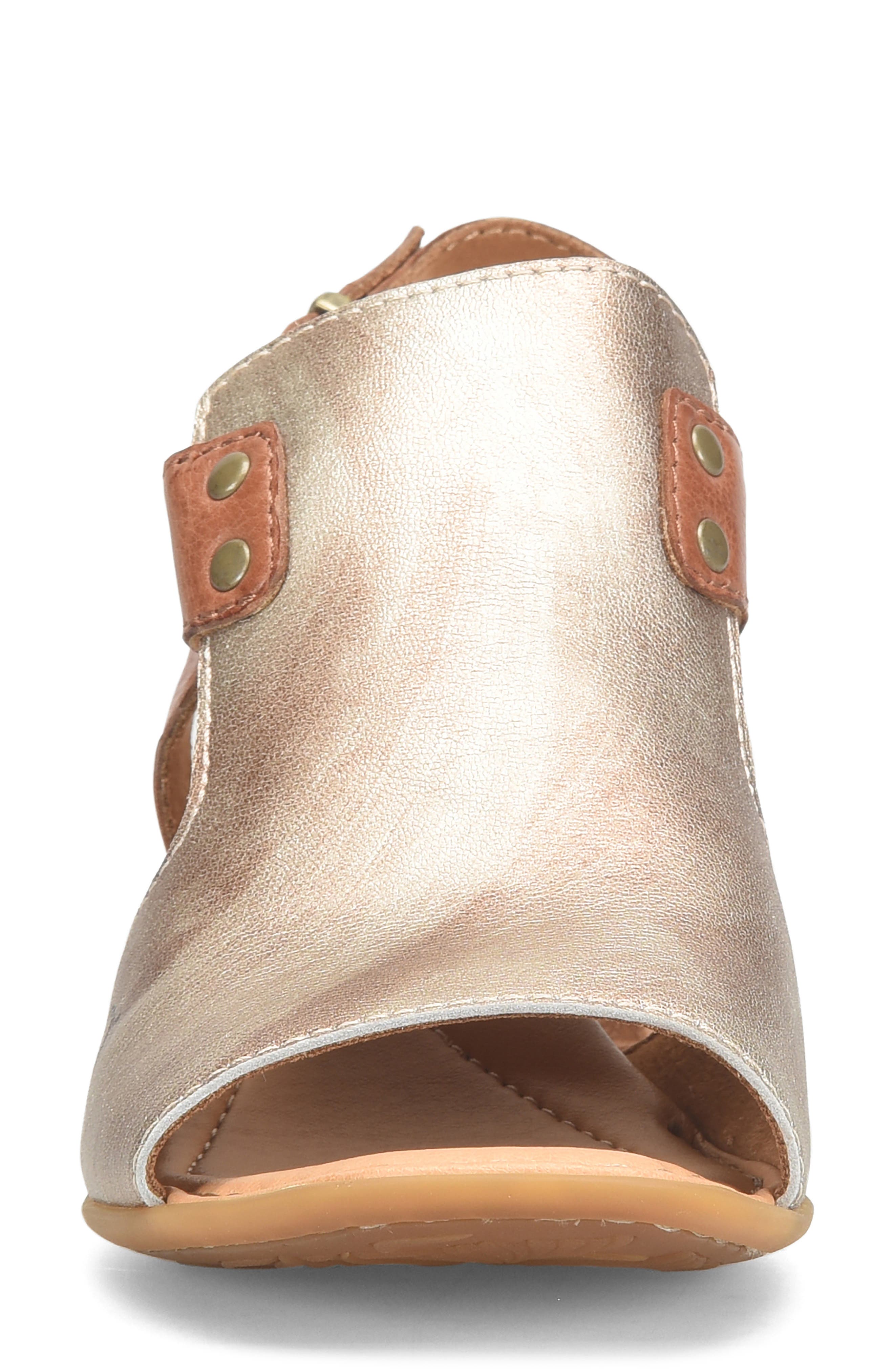 Sylvie Slingback Sandal, Alternate, color, GOLD COMBO
