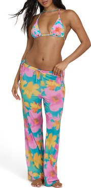 Billabong Lookin' Fresh Print Cover-Up Pants