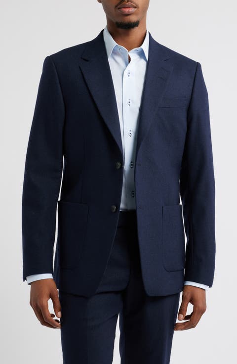 Justin Slim Fit Recycled Wool Blend Sport Coat