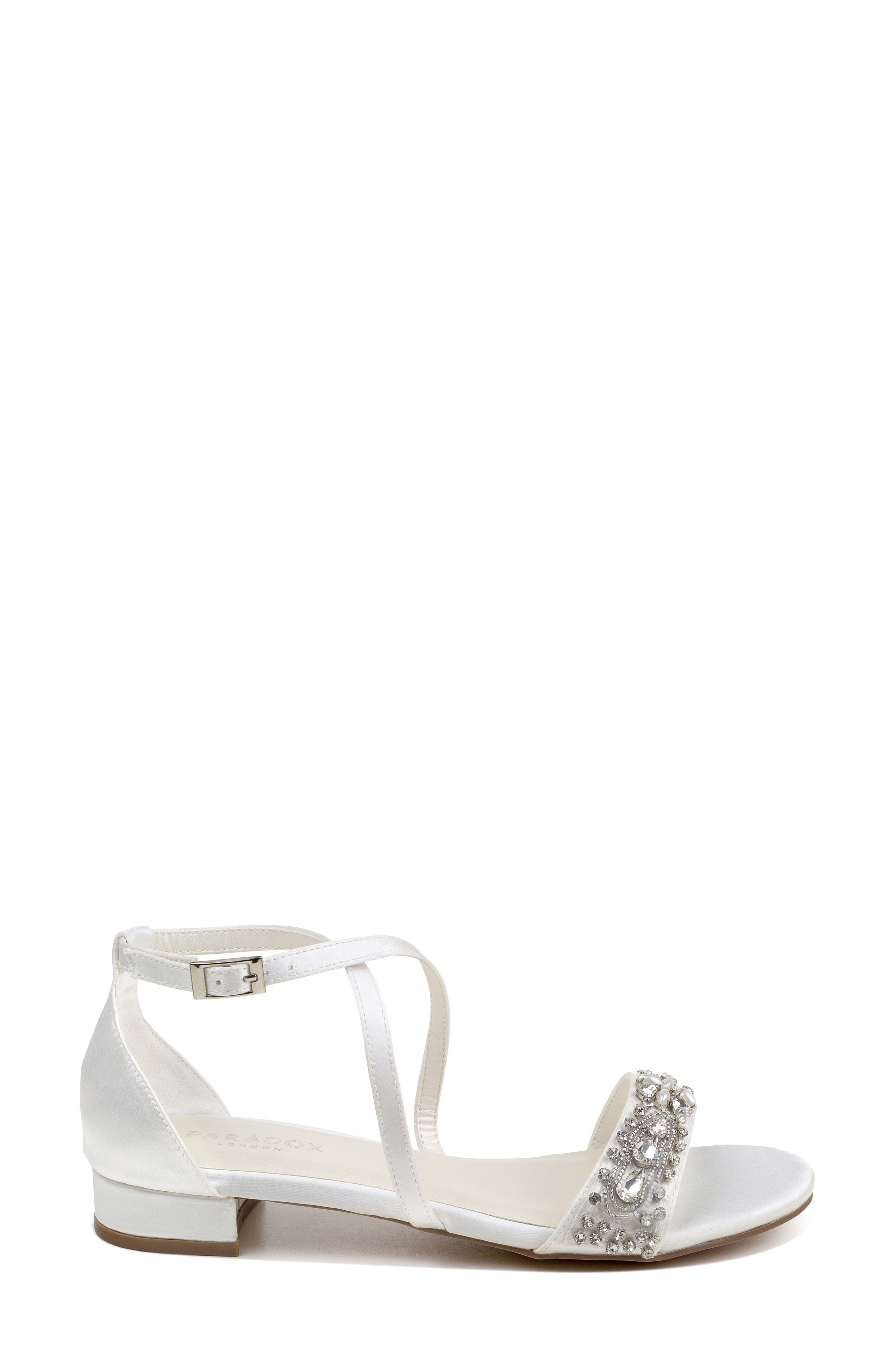 Elyse Sandal, Alternate, color, IVORY