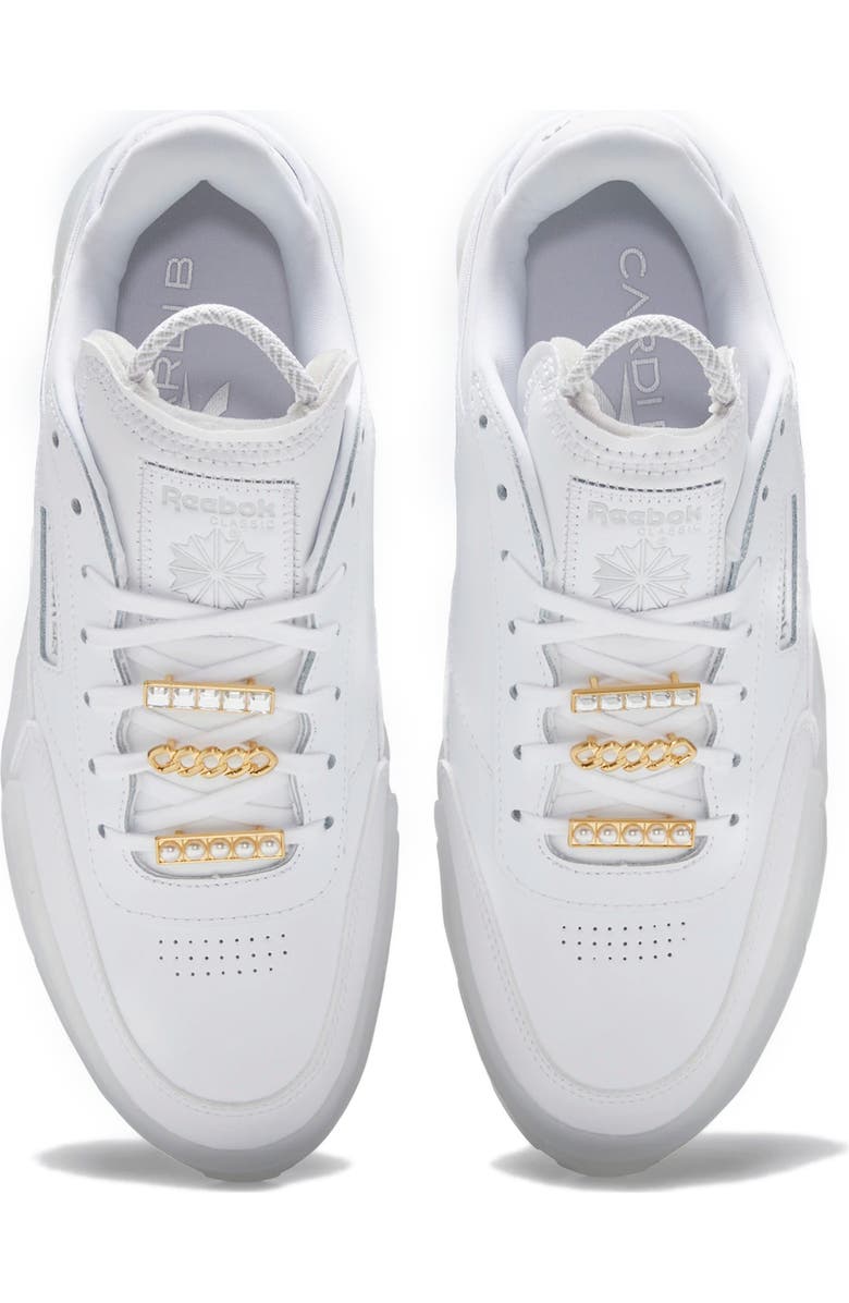 Reebok Club C Cardi Platform Sneaker, Alternate, color, White/ White/ White