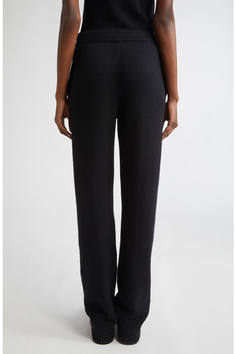 Cashmere Joggers, Alternate, color, BLACK
