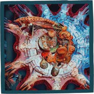 Lunaversoul The Mystic Journey Afrofuturism Extra Large Silk Scarf