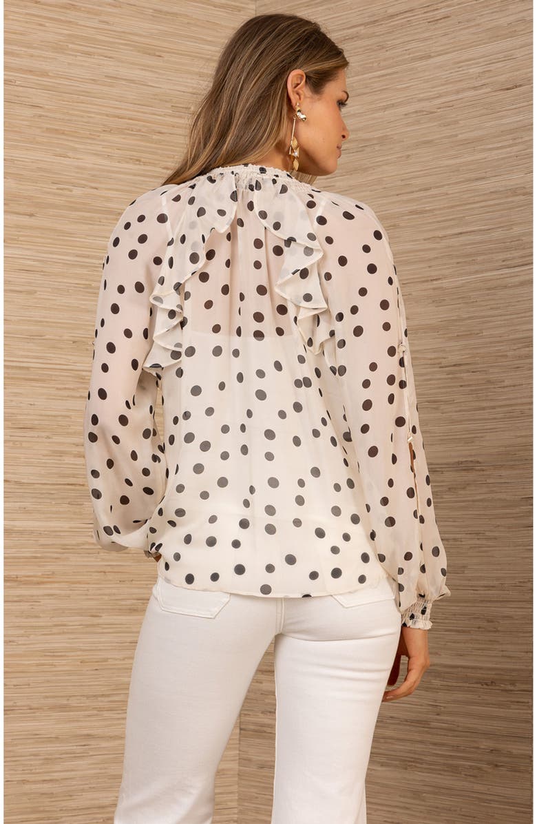 Hale Bob Jaylene Silk Top, Alternate, color,