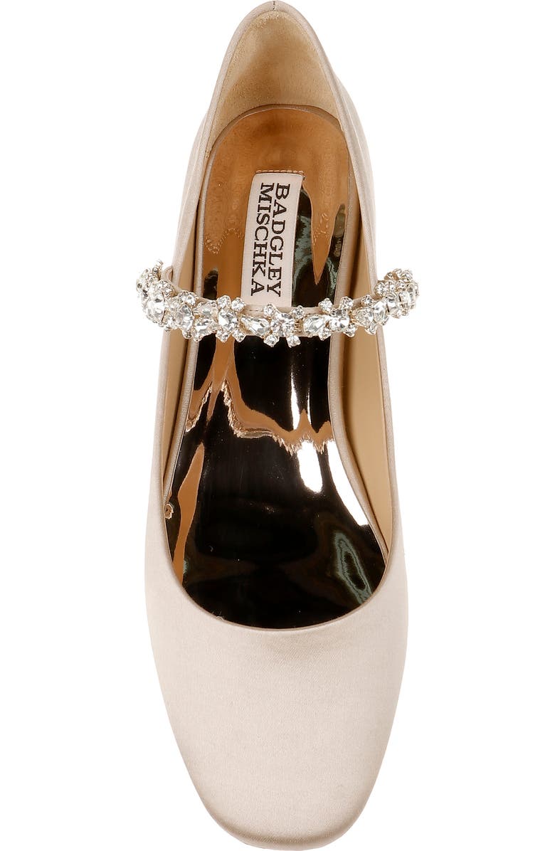 Badgley Mischka Collection Tevin Crystal Mary Jane, Alternate, color,