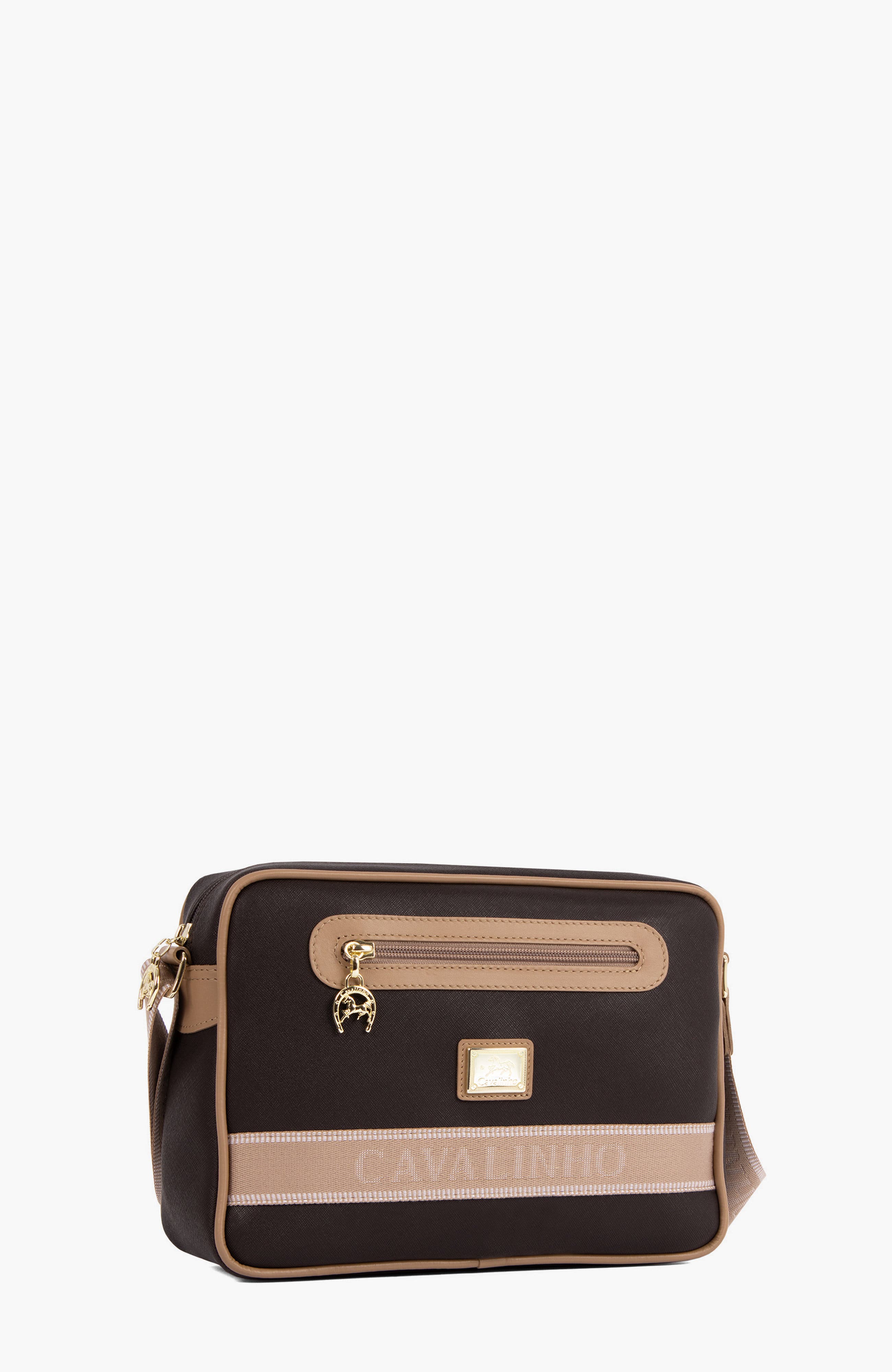 Only By Cavalinho 610 Crossbody Bag, Alternate, color, Brown / Beige
