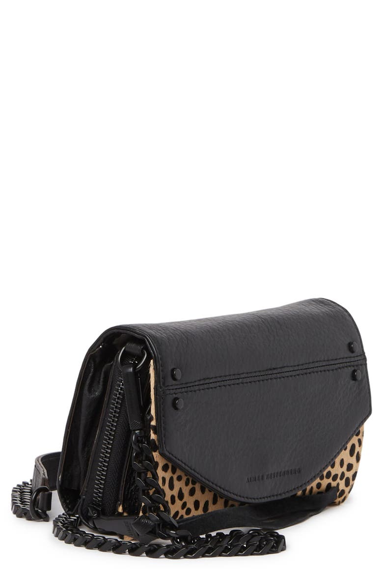 Aimee Kestenberg Delancey Genuine Calf Hair & Leather Wallet-on-a-Chain, Alternate, color, 