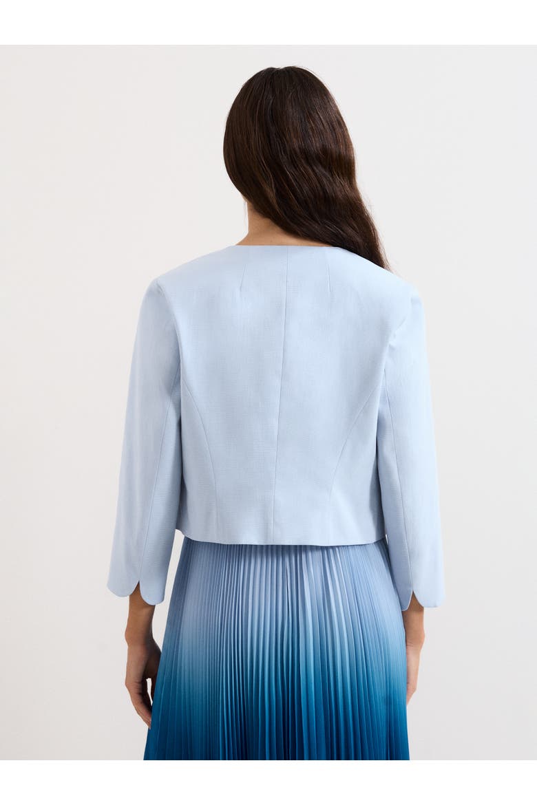 Elizabeth Cropped Jacket, Alternate, color, Pale Blue