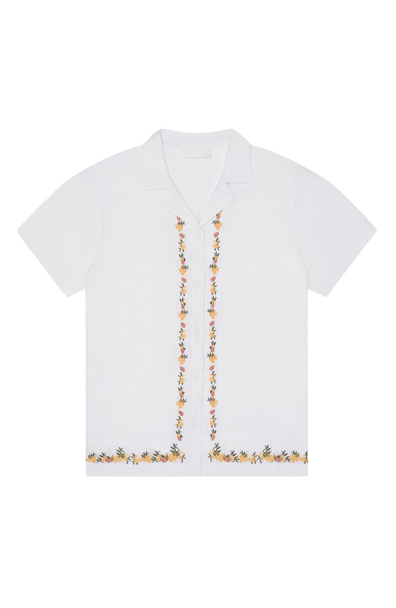 MAVRANS Linen Blend Button-Up Shirt, Main, color, 