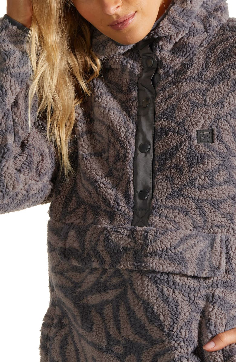 Billabong Switchback Faux Fur Pullover, Alternate, color, 