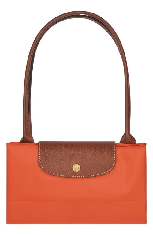 Longchamp Large Le Pliage Tote In Orange