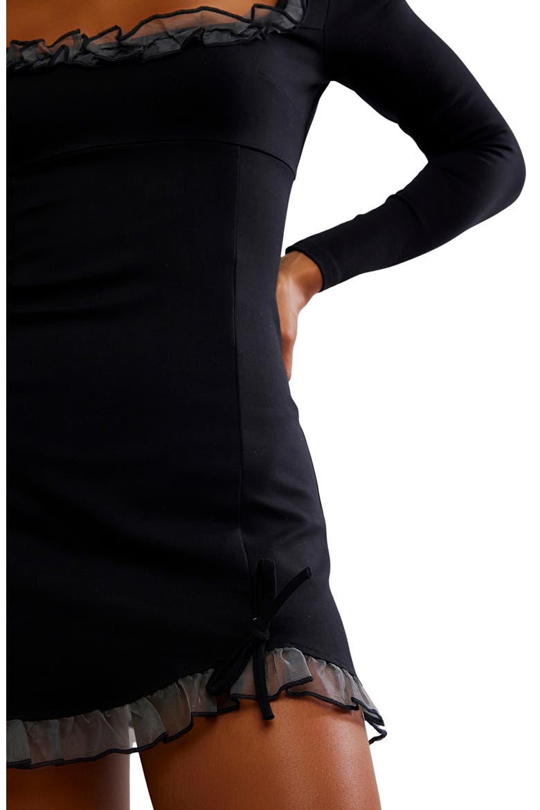 Lucette Minidress, Alternate, color, SMOKED BLACK COMBO