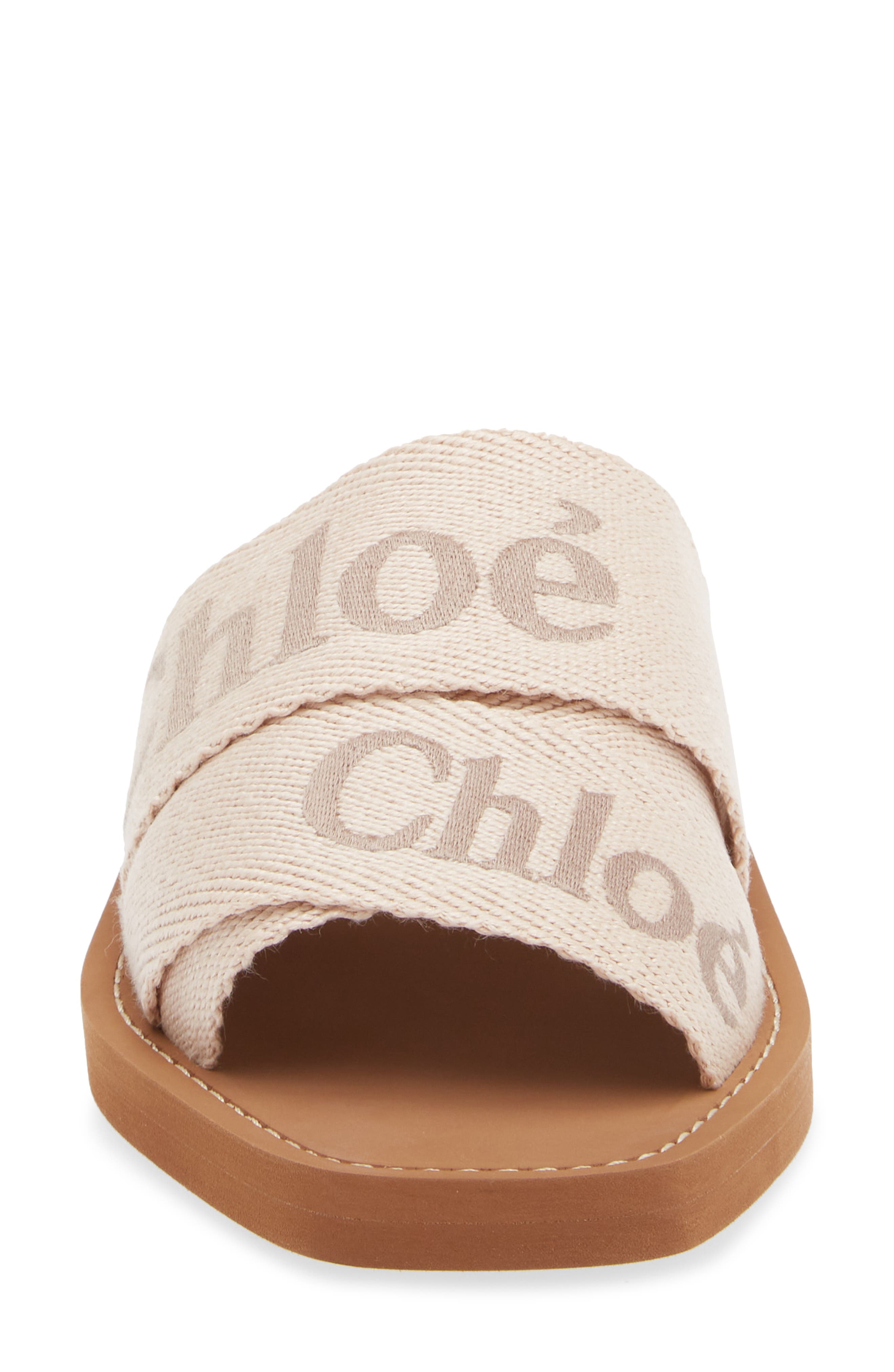 Chloé Woody Slide Sandal, Alternate, color, Blushy Beige