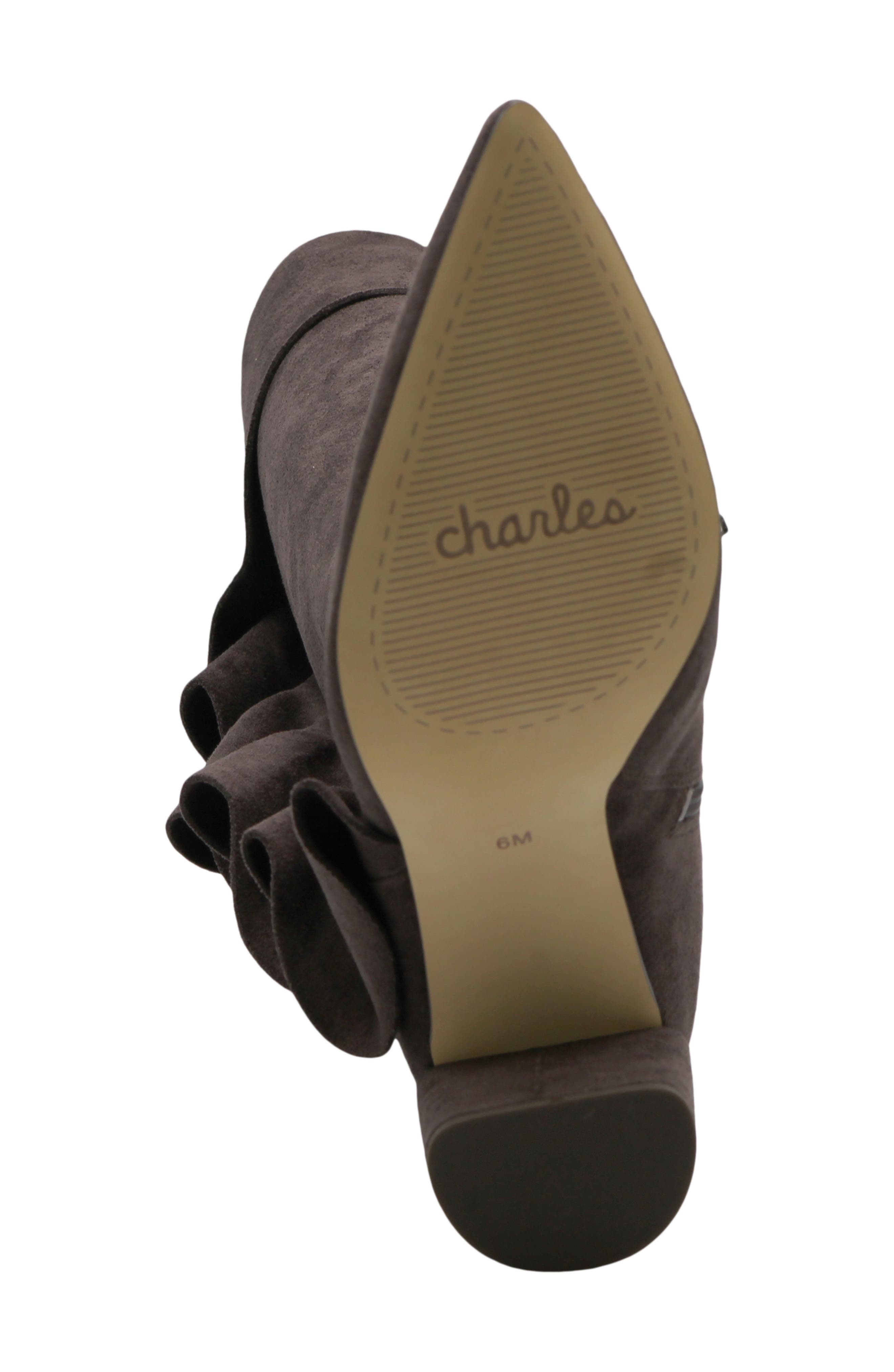 Charles by Charles David Viva Pointed Toe Knee High Boot, Alternate, color, Dark Brown