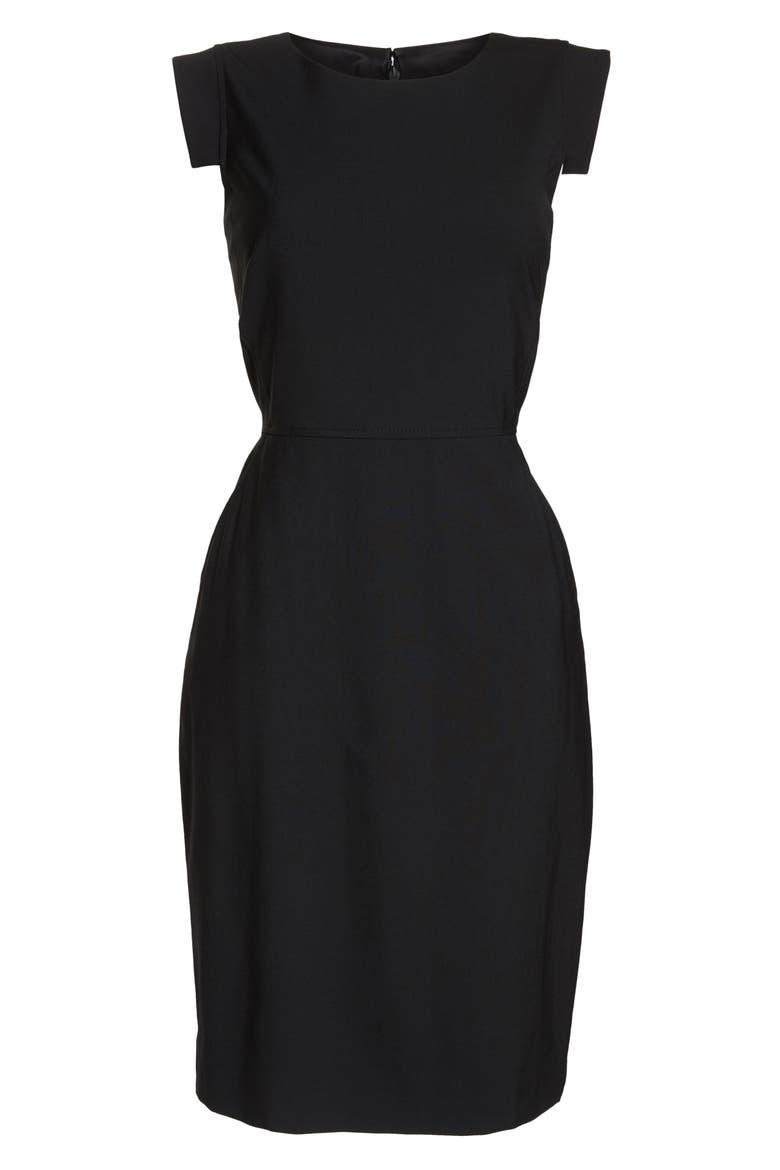 Résumé Dress, Alternate, color, BLACK
