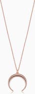 Oradina 14K Gold Wall Street Pendant Necklace