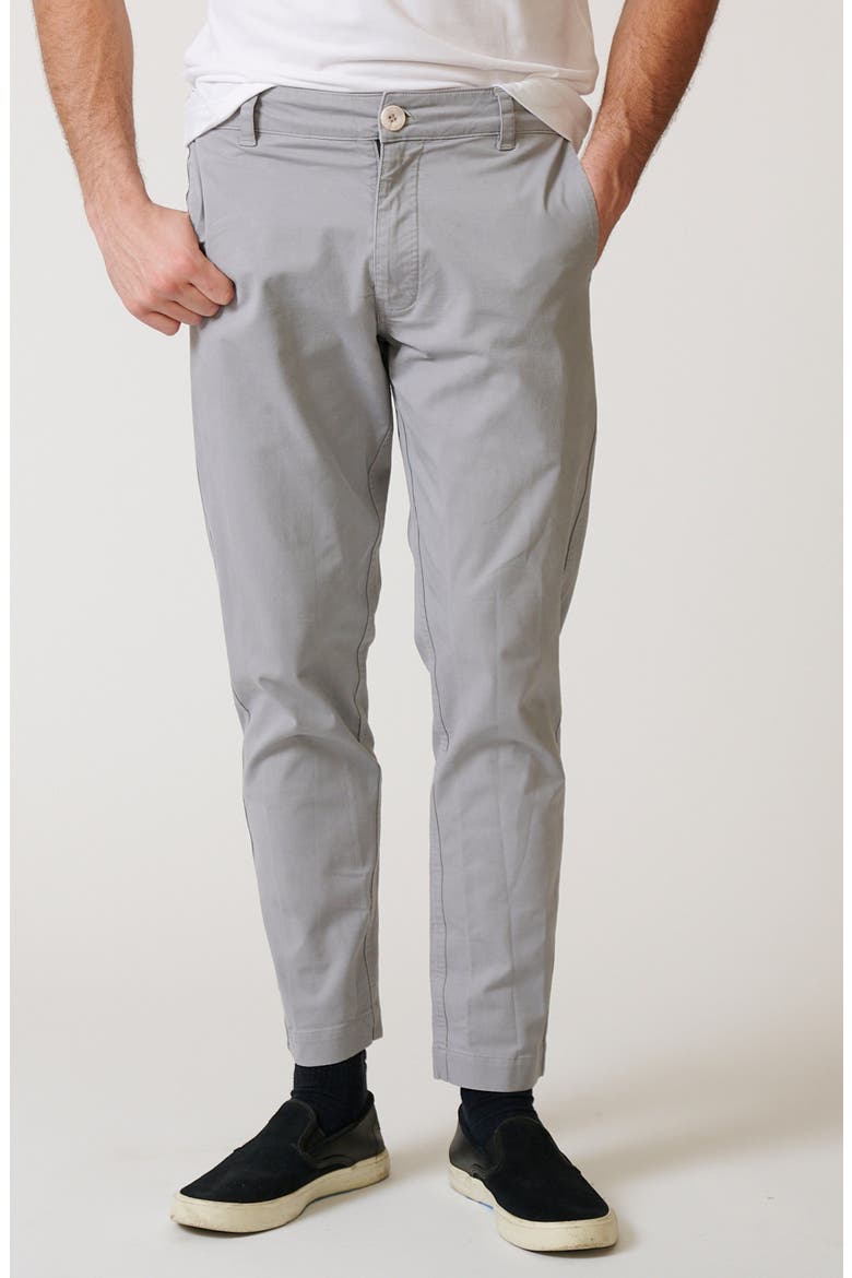 Stretch Cotton Chino Pant, Alternate, color, Acqua