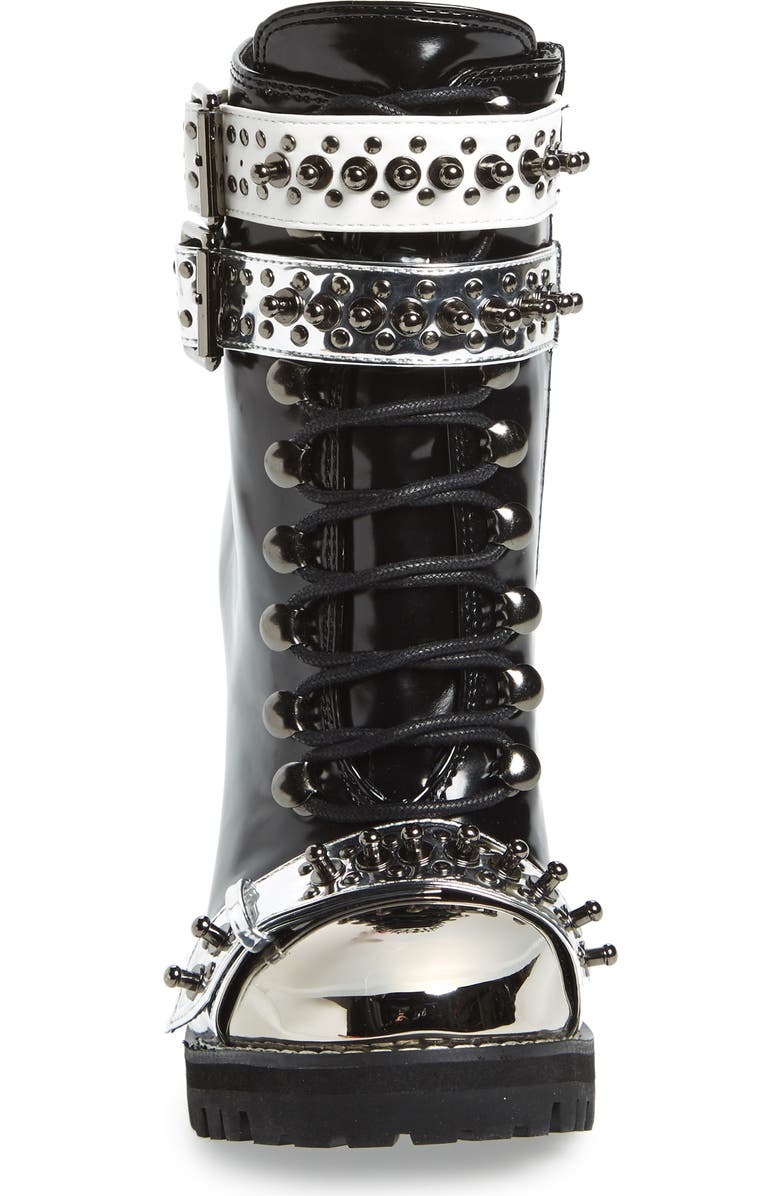 Jeffrey Campbell Scorpius Armored Lug Boot, Alternate, color,
