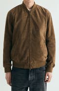 Scalpers Suede bomber jacket