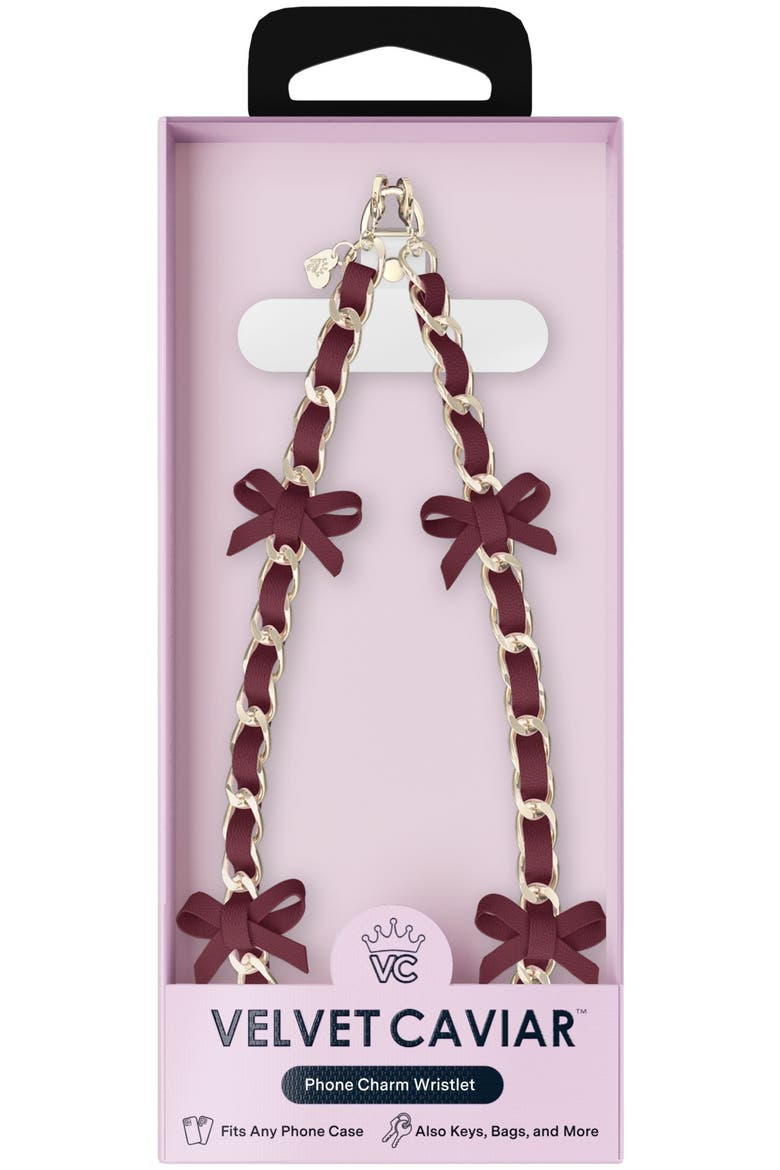 Phone Charm, Alternate, color, Dark Red