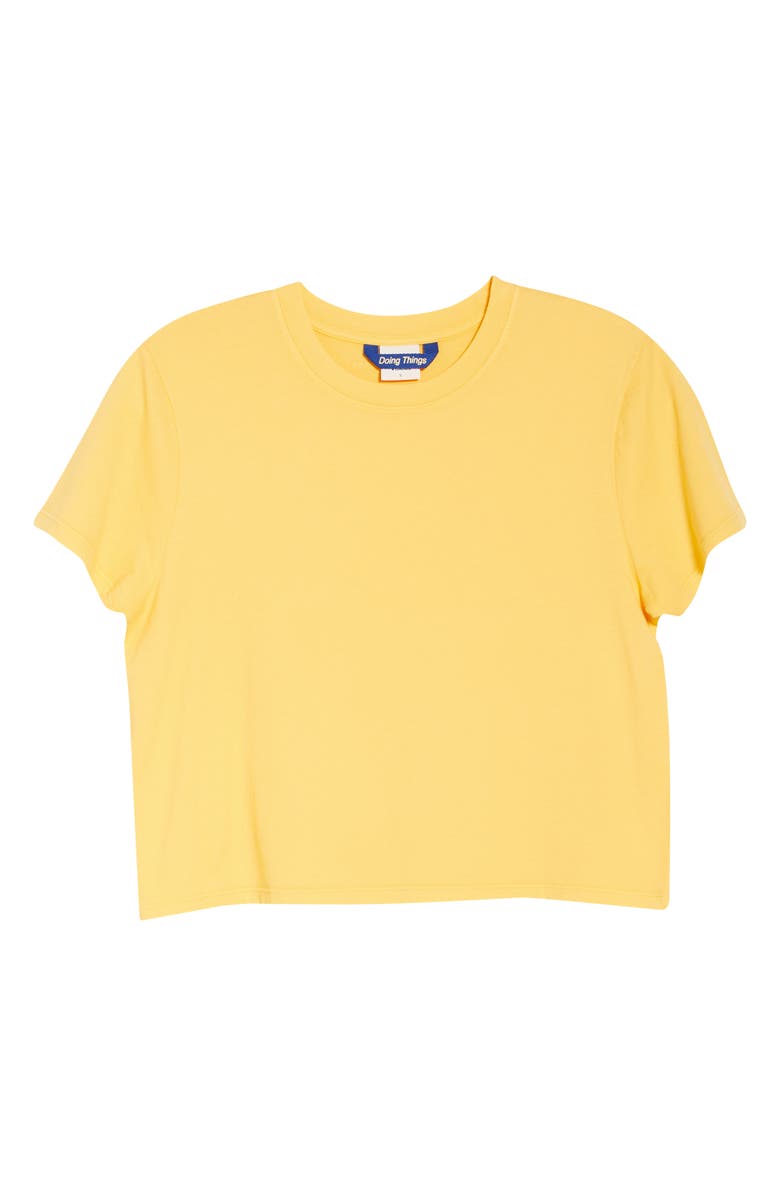 Outdoor Voices Short Sleeve Organic Cotton T-Shirt, Alternate, color, Mango