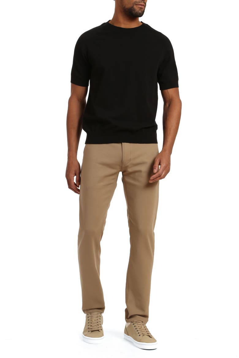 Verona Slim Fit Straight Leg Chino Pants, Alternate, color, KHAKI