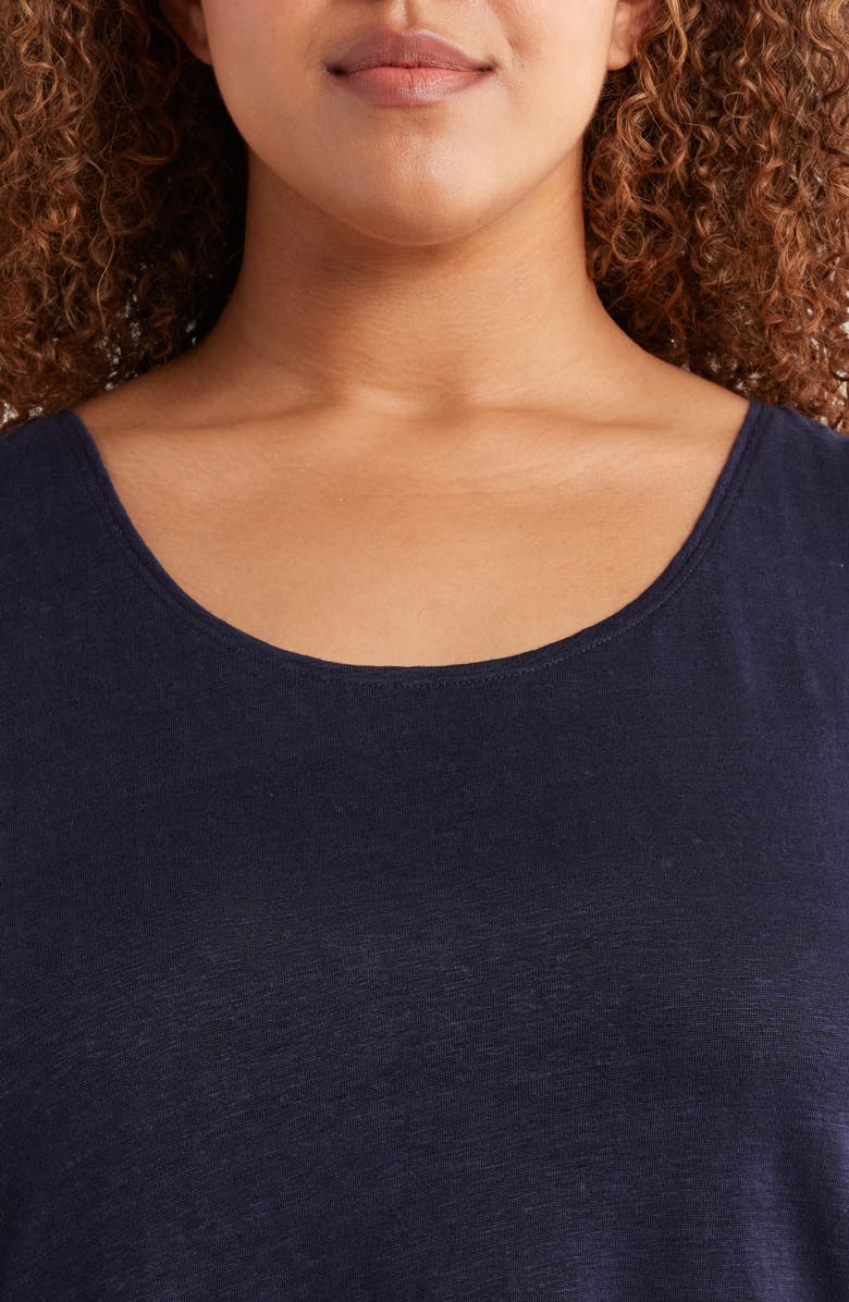 Eileen Fisher Organic Linen Tank, Alternate, color, 
