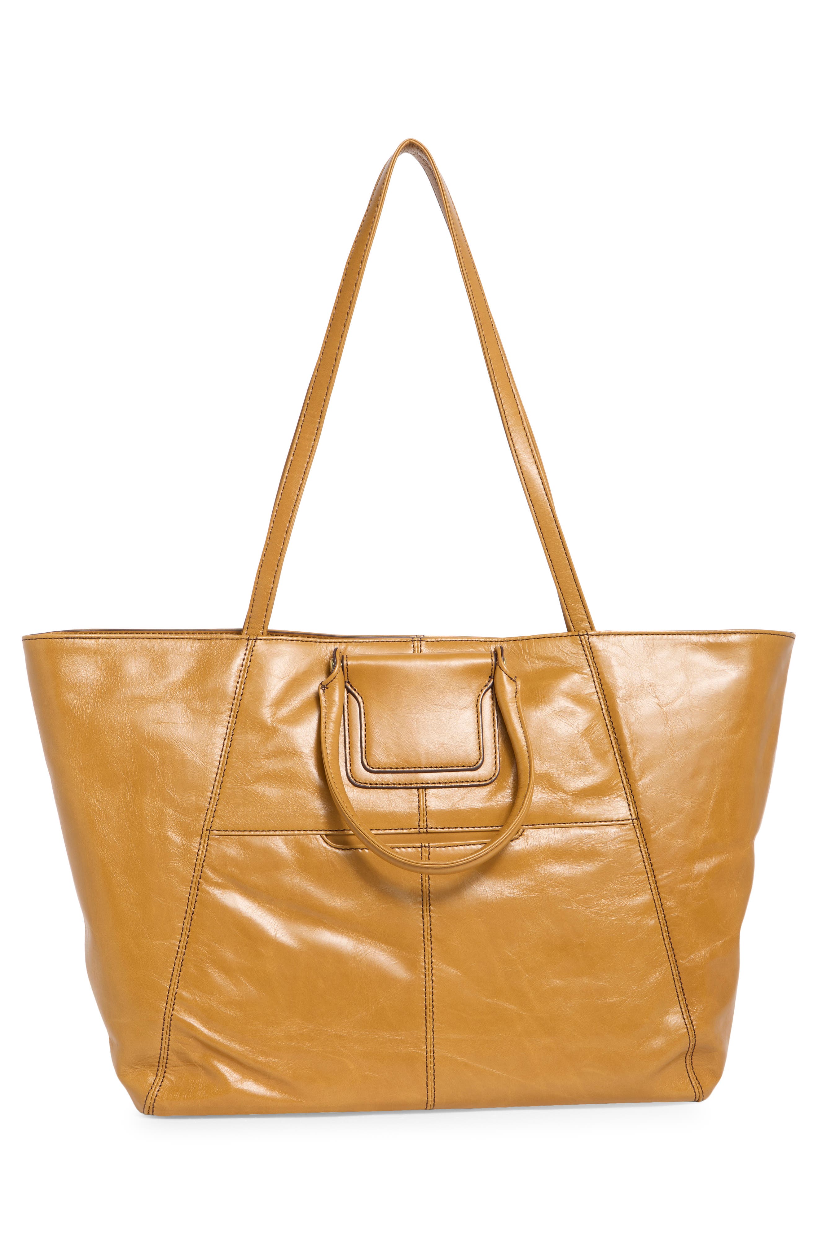 HOBO Sheila East/West Leather Tote, Alternate, color, Natural