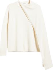 Nordstrom Scarf Collar Wool & Cashmere Sweater