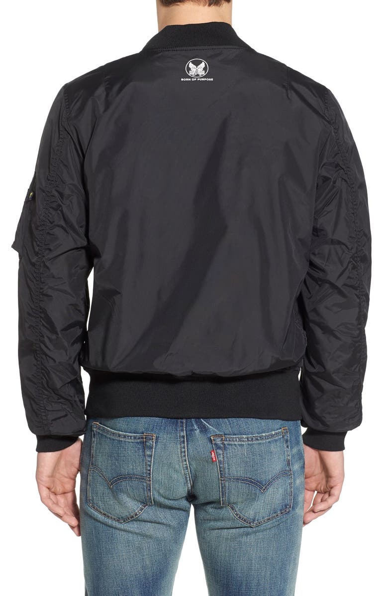 Alpha Industries 'Skymaster' MA-1 Bomber Jacket, Alternate, color, 