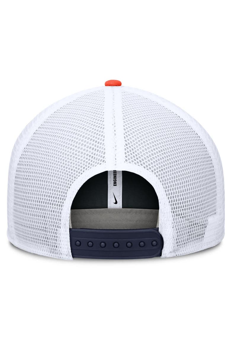 Men's Nike  Navy/Orange Houston Astros Pro Performance Trucker Snapback Hat, Alternate, color, Navy