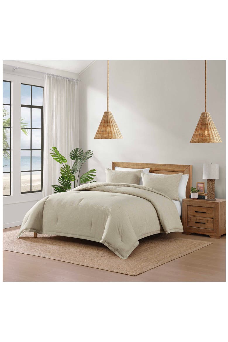 San Andreas Textured Cotton Duvet Set, Main, color, NATURAL BEIGE