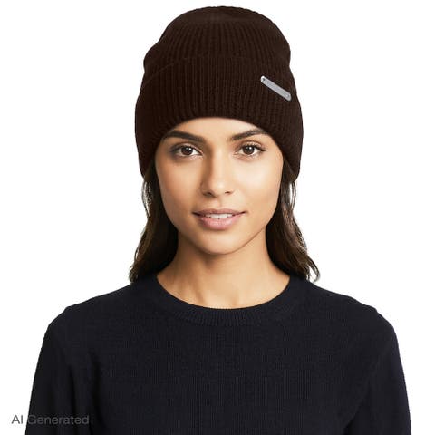 Rib Knit Cuff Beanie