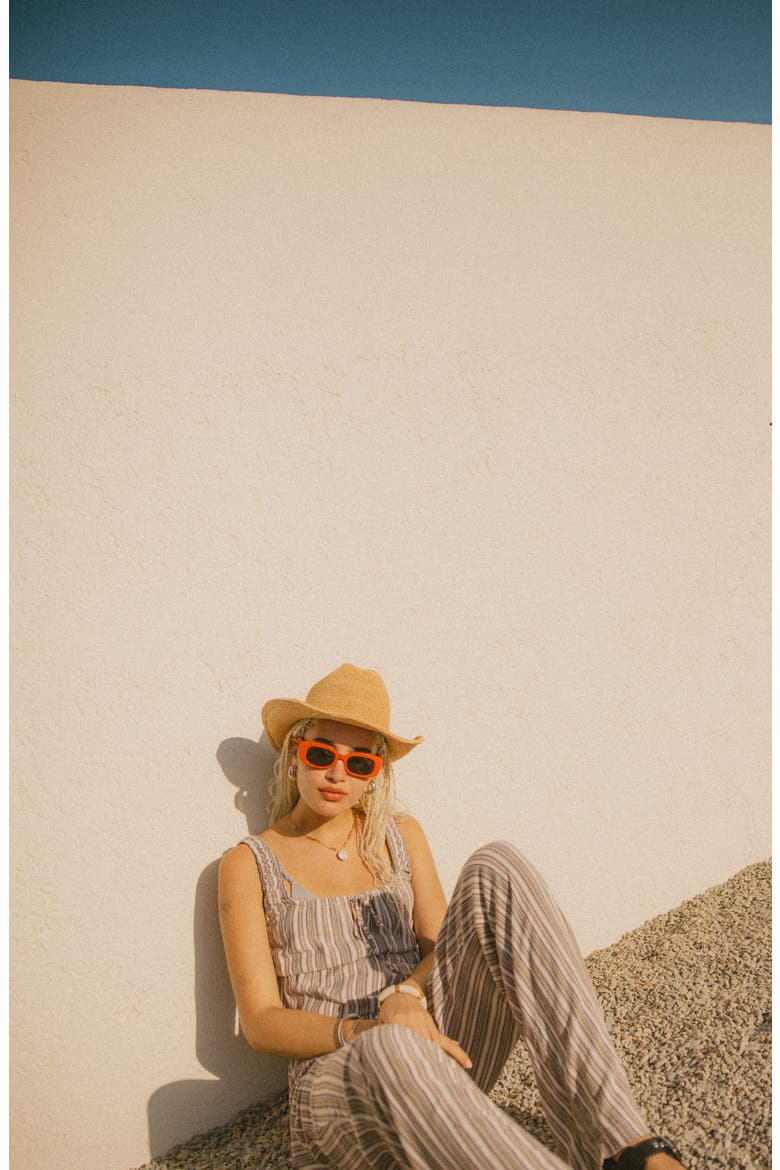 The Alley Stripe Lounge Pants, Main, color, WORN IN ROBUST RED STRIPE