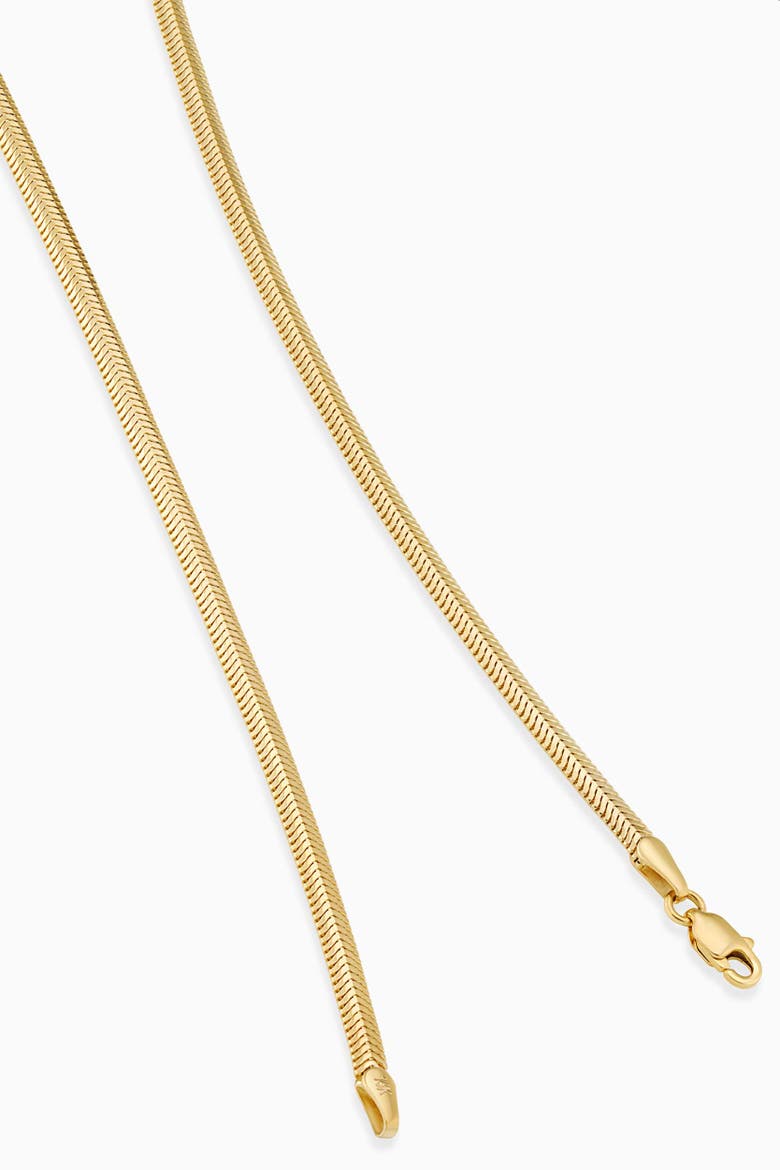 14K Yellow Gold Snake Charmer Chain Necklace, Alternate, color, Yellow Gold